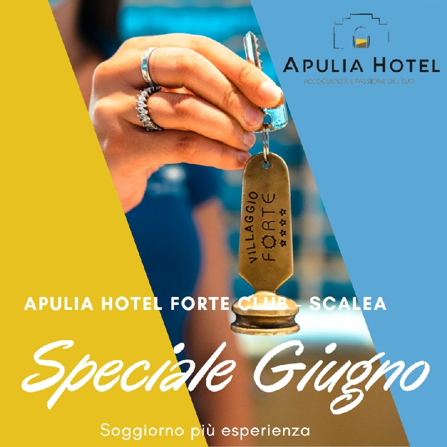   Festività Speciale Giugno all’ Apulia Forte Club Prenota il tuo soggiorno e avrai in regalo un’ esperienza