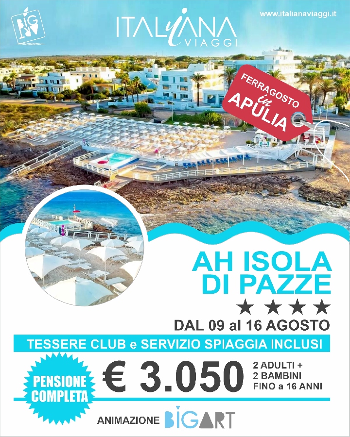 Villaggi-Turistici AH ISOLA DI PAZZE APULIA HOTEL