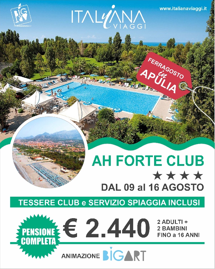 Villaggi-Turistici AH FORTE CLUB Apulia Hotel